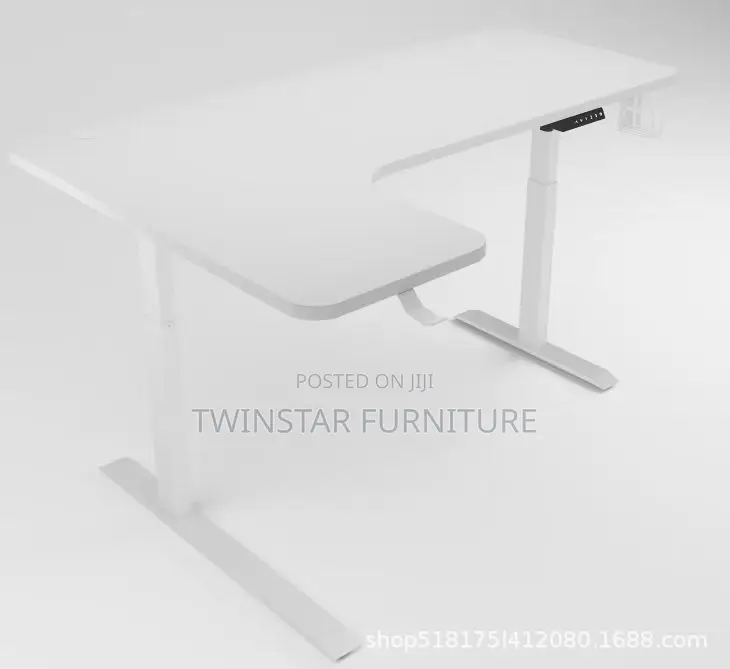 New Modern L Shape Adjustable Electric Table 1.4mtr