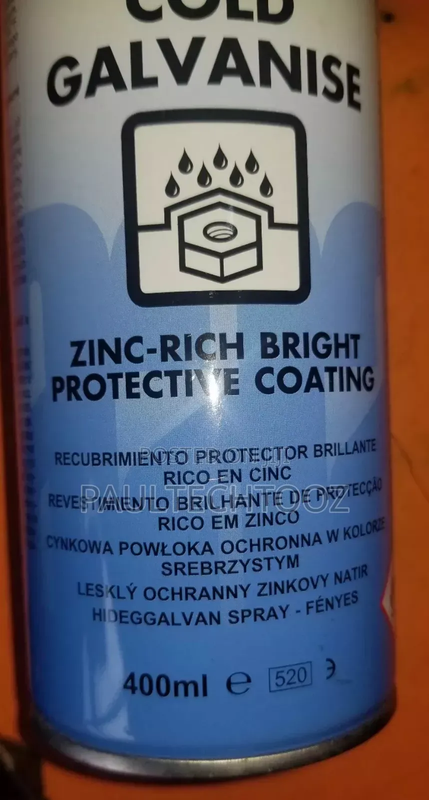 Bright Cold Galvanize Spray