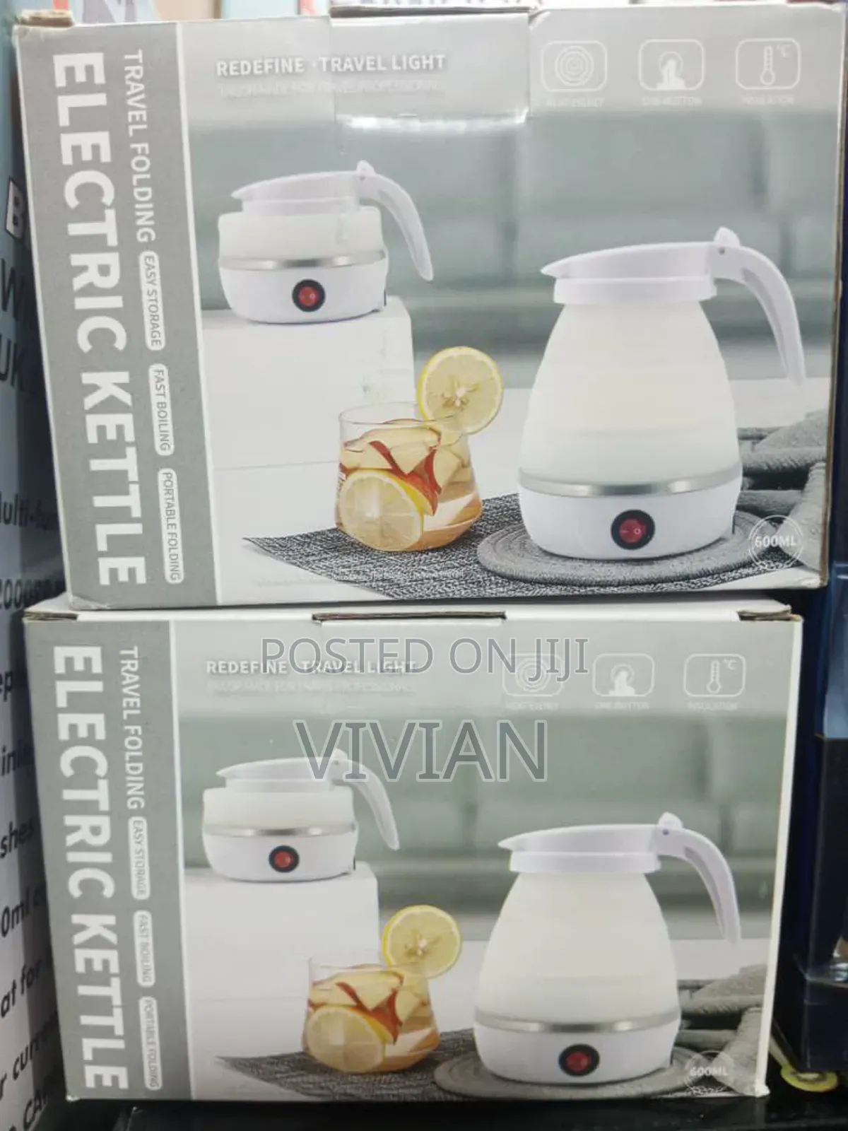 Collapsible Silicone Electric Kettle