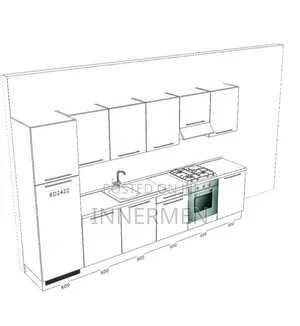 Italian Linear Kitchen Cabinet
