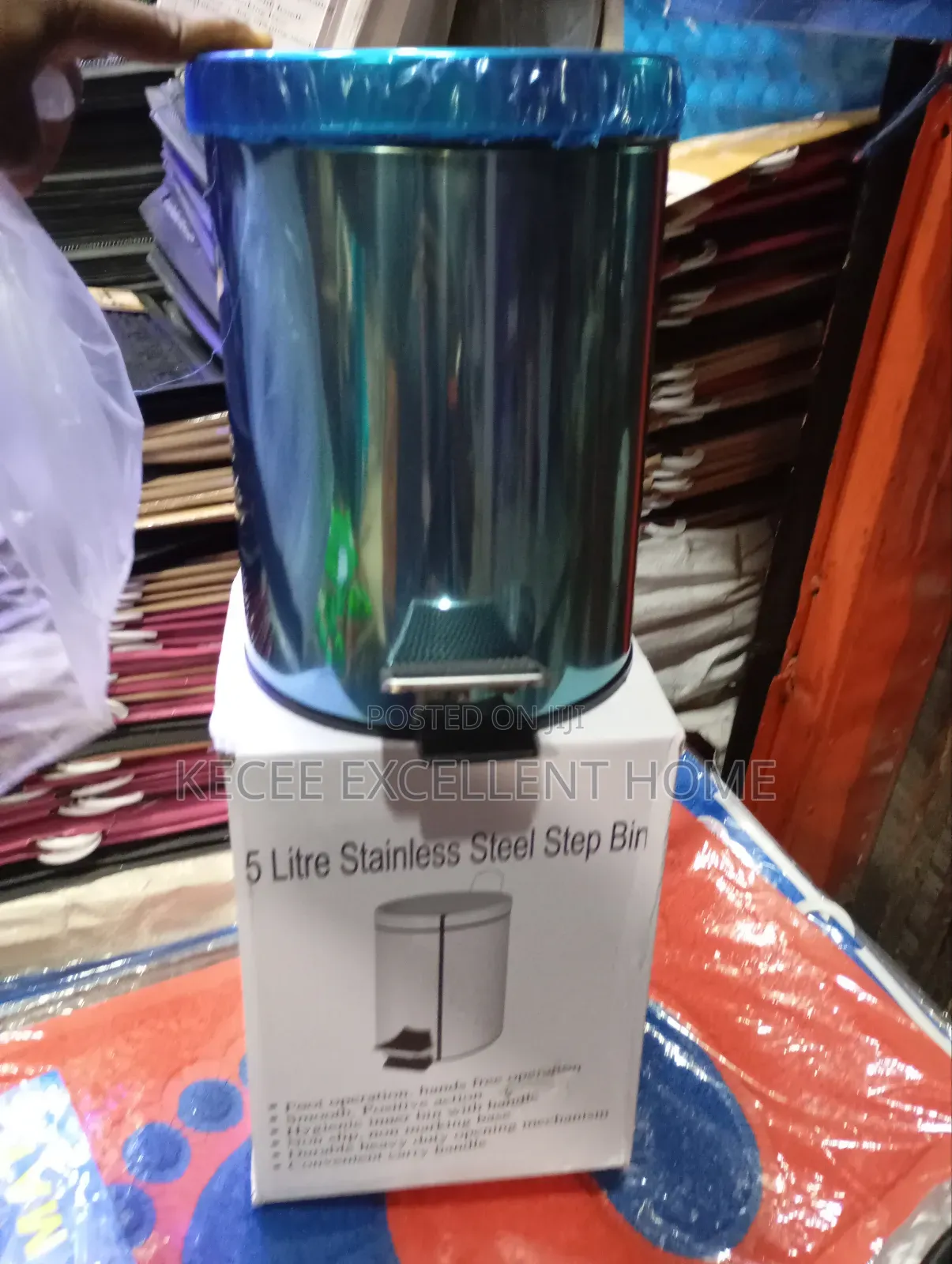 Stainless Pedal Bin 5 Liters