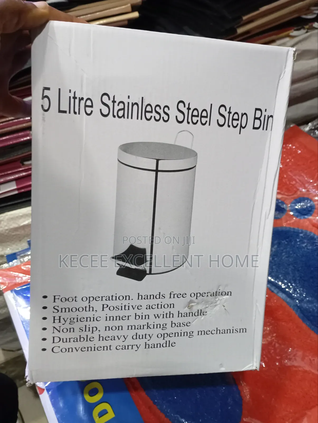 Stainless Pedal Bin 5 Liters