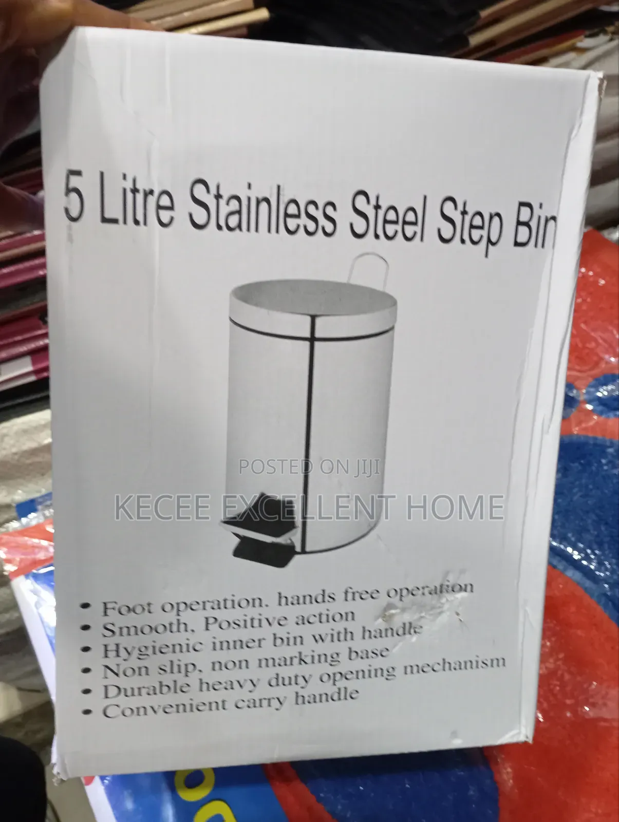 Stainless Pedal Bin 5 Liters