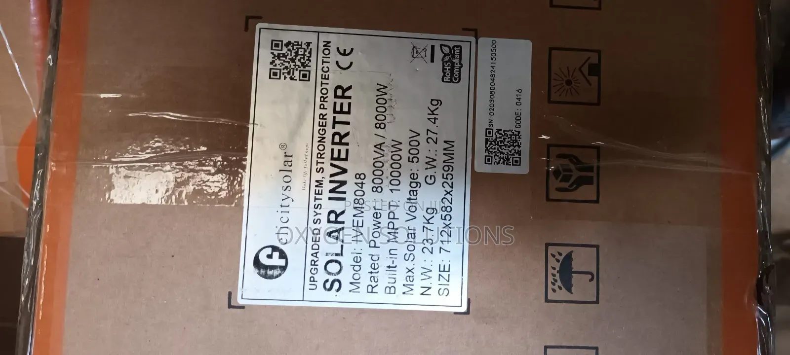 8kva 48v Felicity Ivem Hybrid Inverter