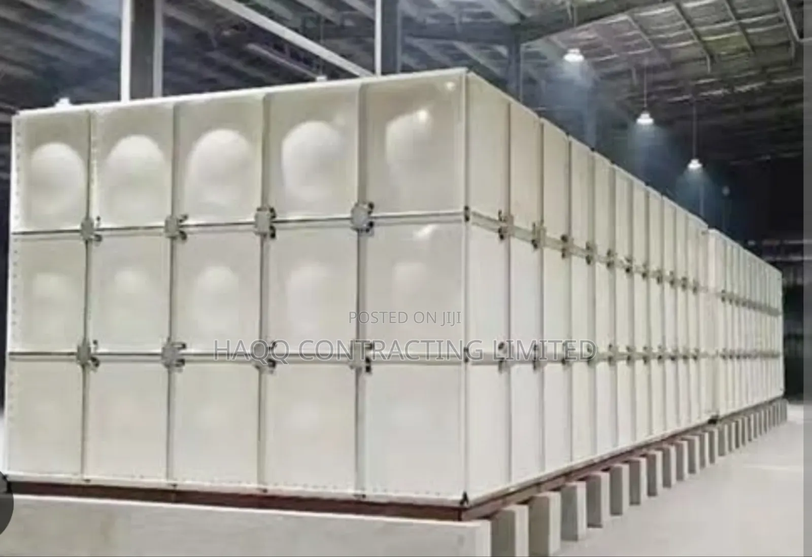 Fibreglass Water Storage Tank Construction