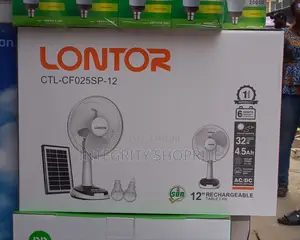 Lontor Rechargeable Table Fan