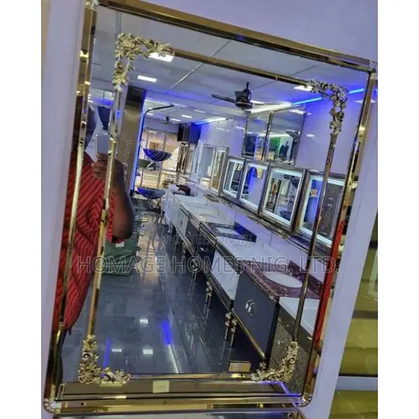 Luxury Gold Framed Mirror