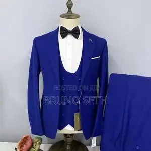 Blue 3 Piece Classic Suit