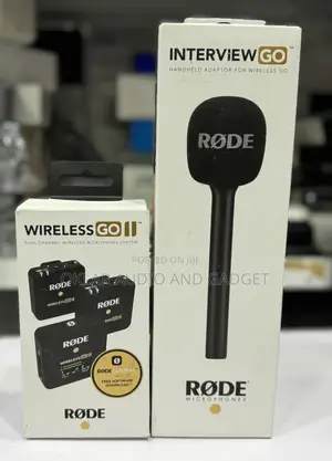 Rode Wireless Go Ii (Double) With Rode Interview Go Handheld