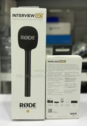Rode Wireless Go Ii (Double) With Rode Interview Go Handheld