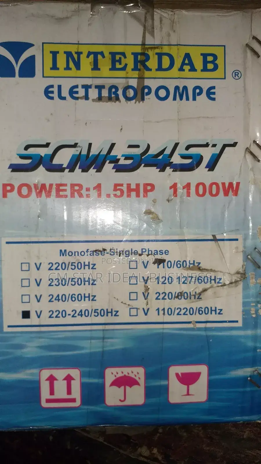 Interdab Stainless 1.5hp Suface