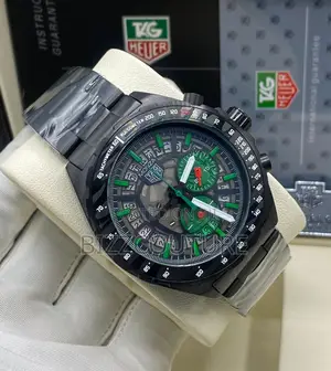 Original Monaco Chronograph Black Chain Watch Is Available