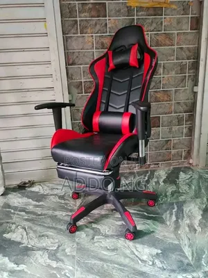 Home and Office Gaming Chair With Footrest and Headrest