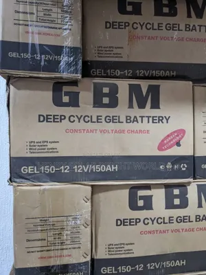 GBM 150ah Gel Battery 12v