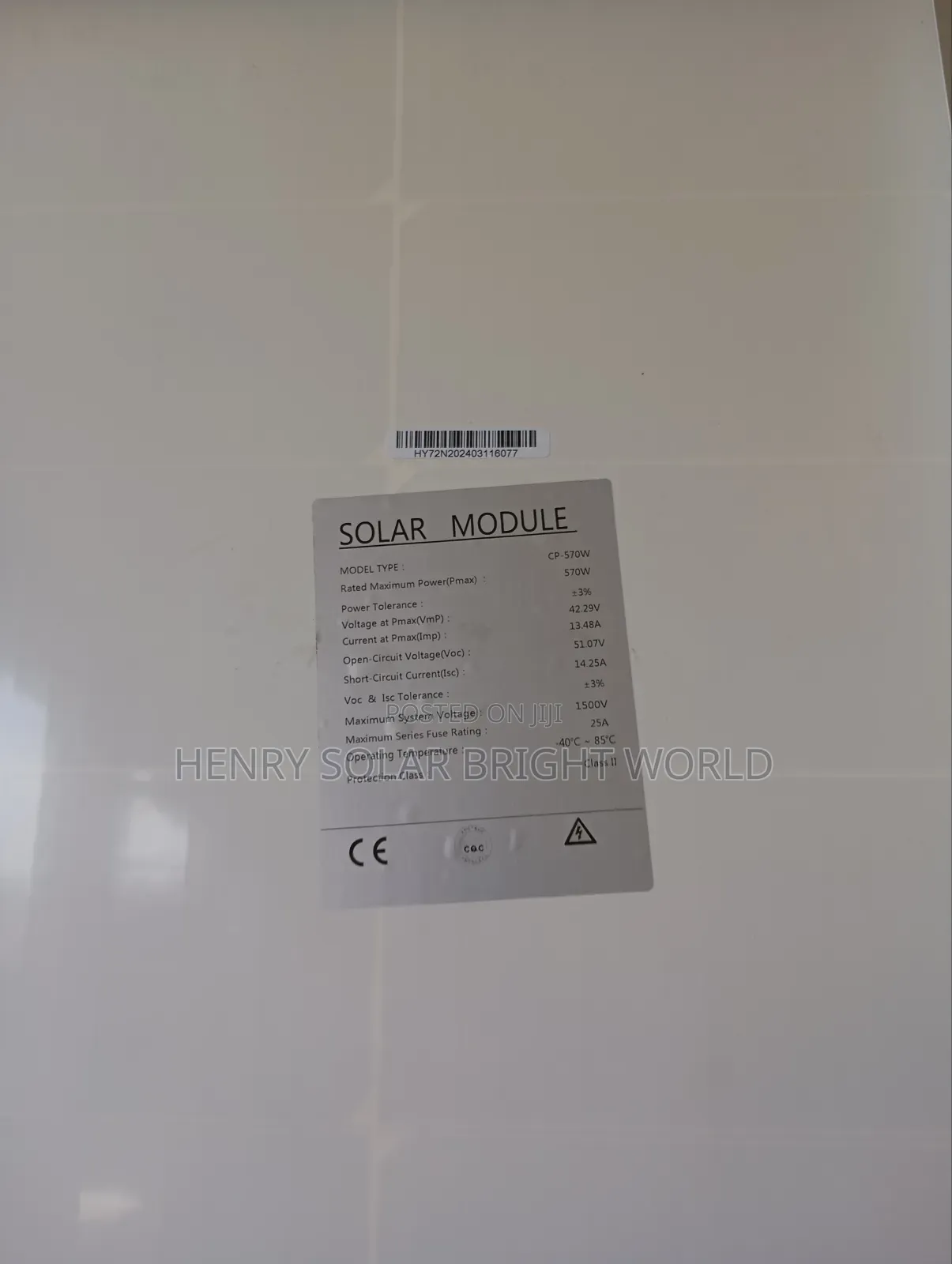 570w Solar Panel