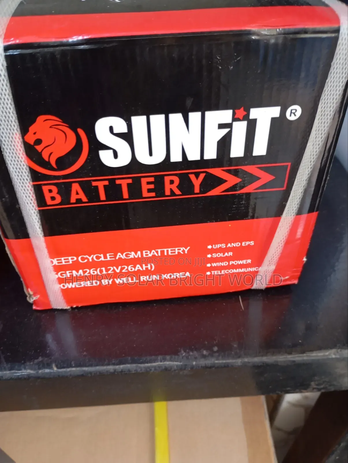 Sunfit 12v 26ah Battery