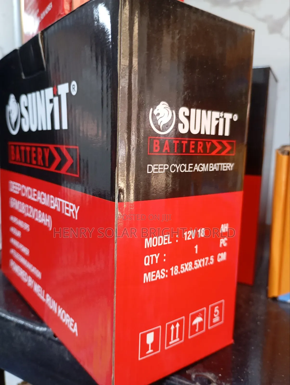 Sunfit 18ah Battery Gel