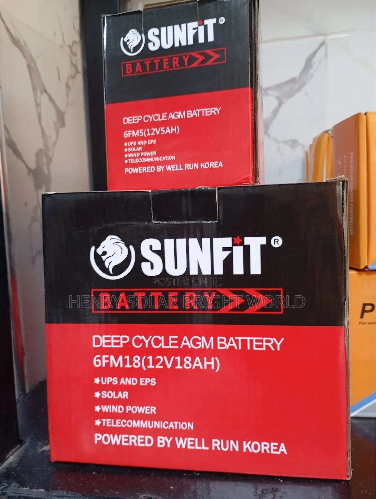 Sunfit 18ah Battery Gel
