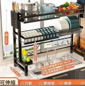2 Layers Over the Sink Plate Rack