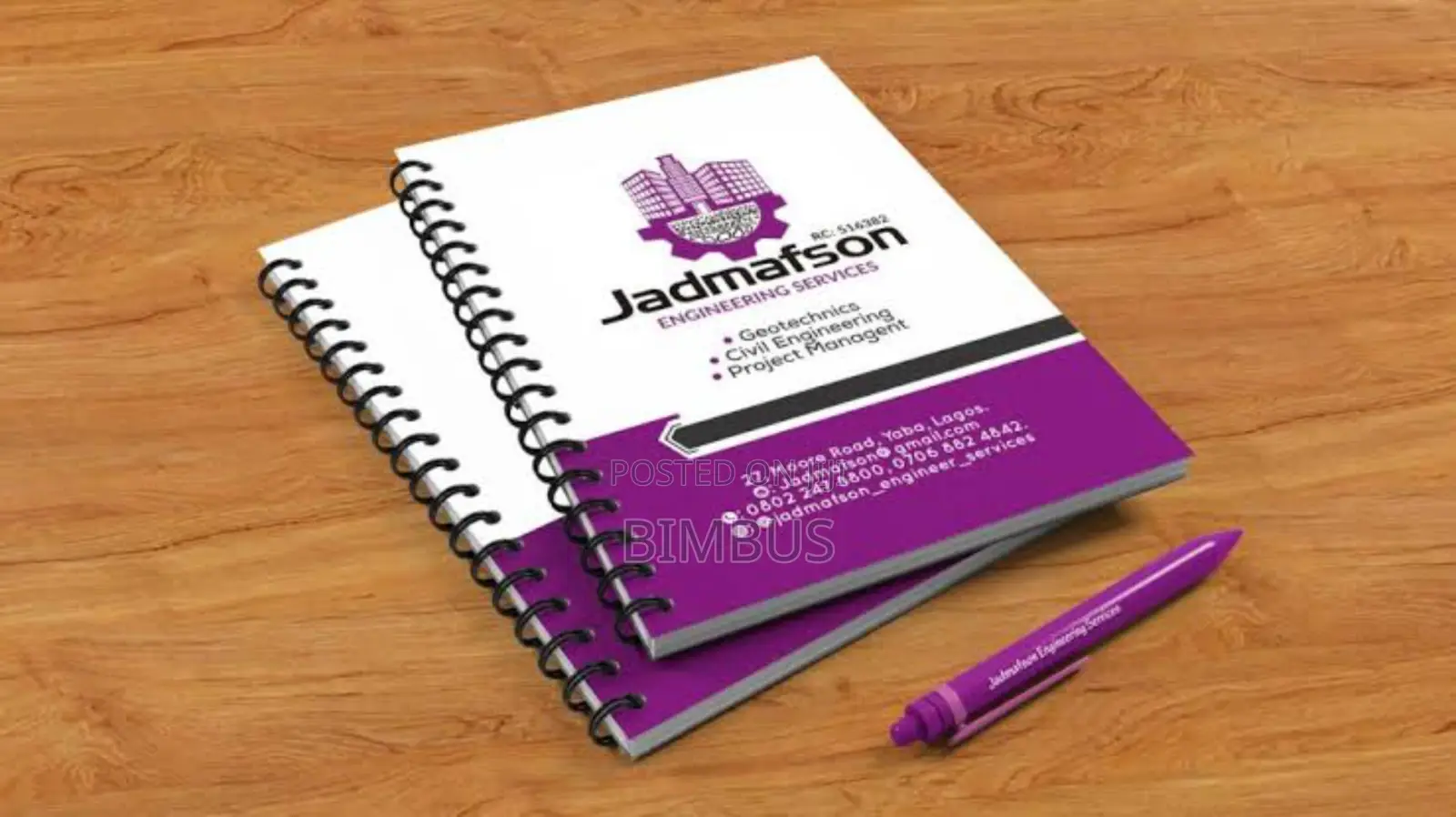 Branded Jotter and Pen