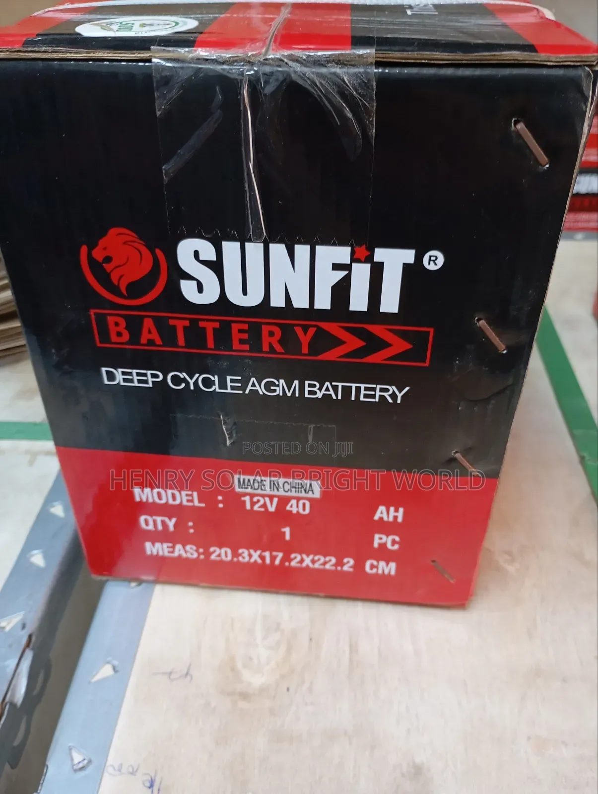 Sunfit 12v 40ah Battery