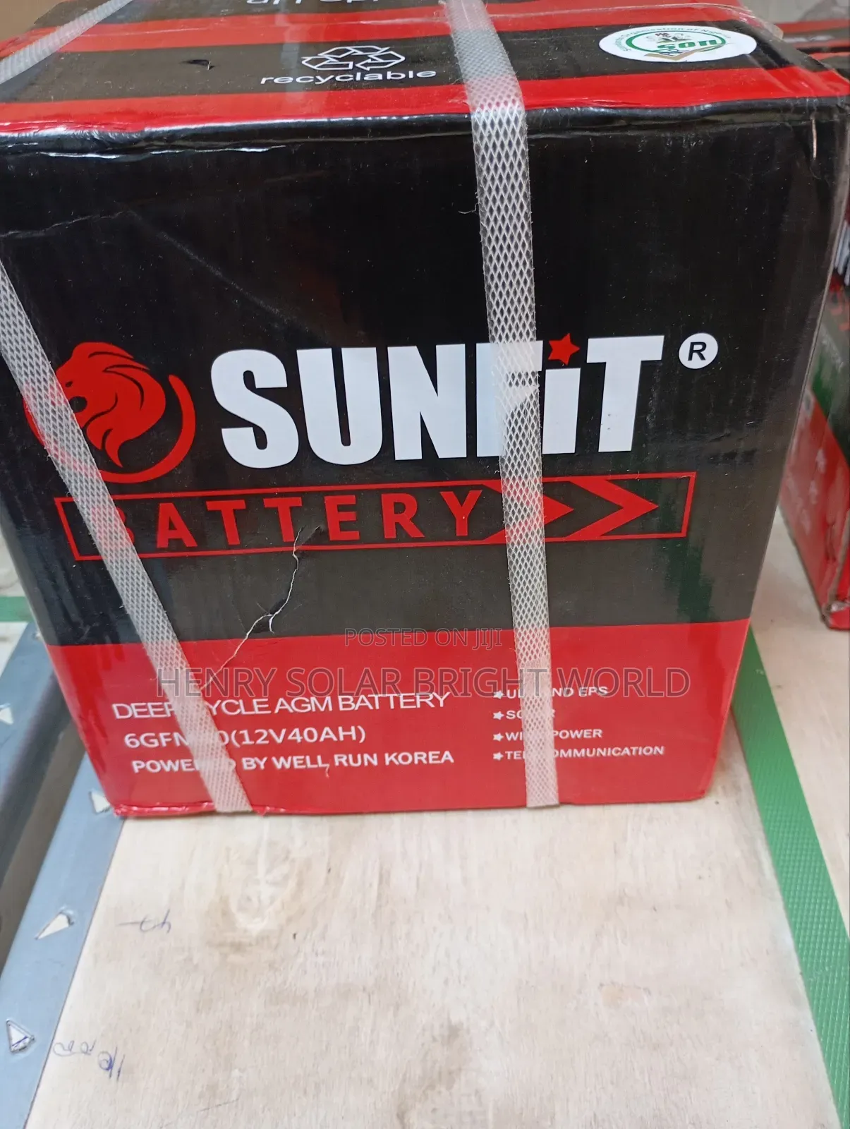 Sunfit 12v 40ah Battery