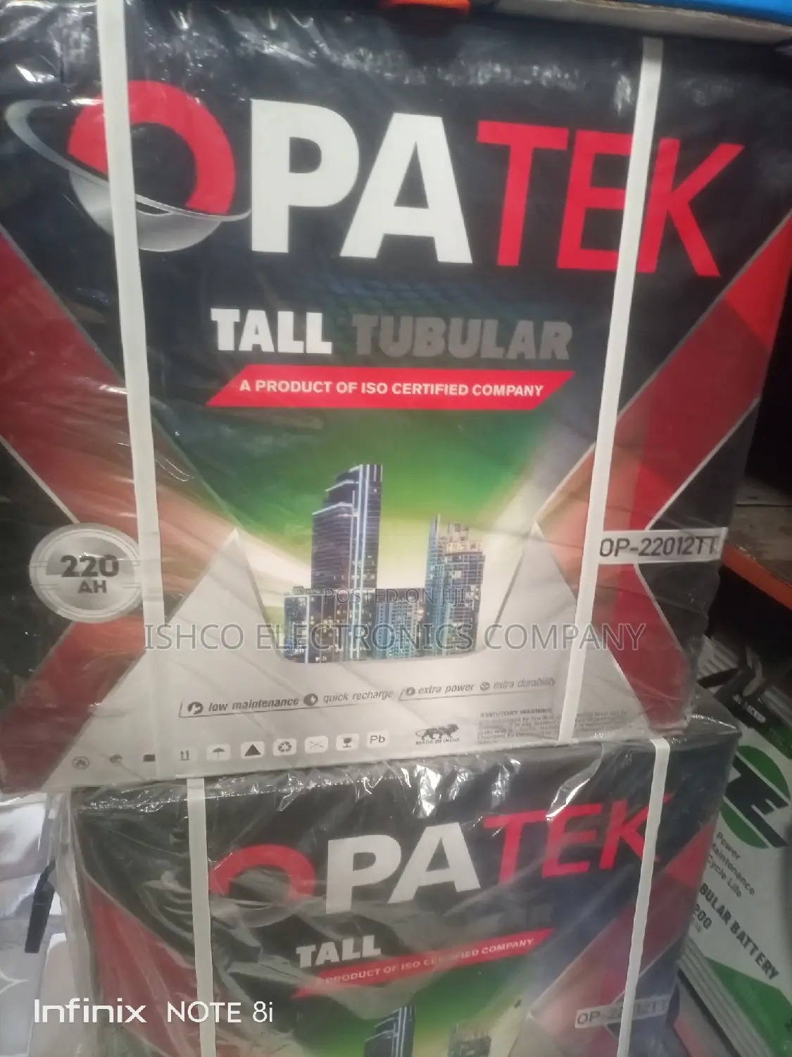 220ah Opatek Solar Power Battery
