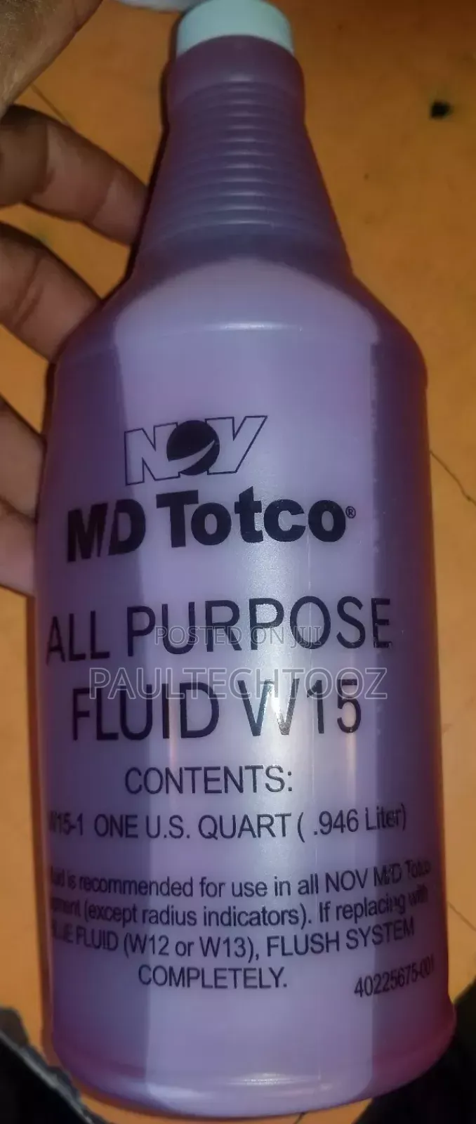 MD Totco Oil W15