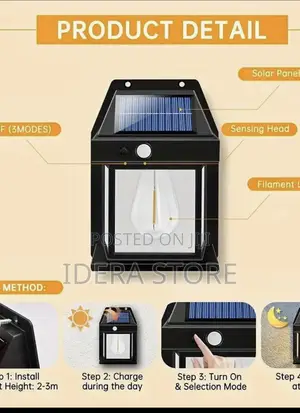 Solar Interaction Wall Lamp Outdoor Sensor Motion Light