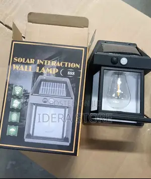 Solar Interaction Wall Lamp Outdoor Sensor Motion Light