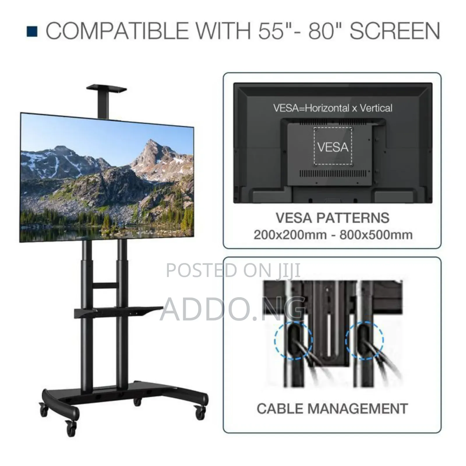 Television Hanger With Mounts and Wheels