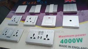 Silver Excel Switches And Sockets
