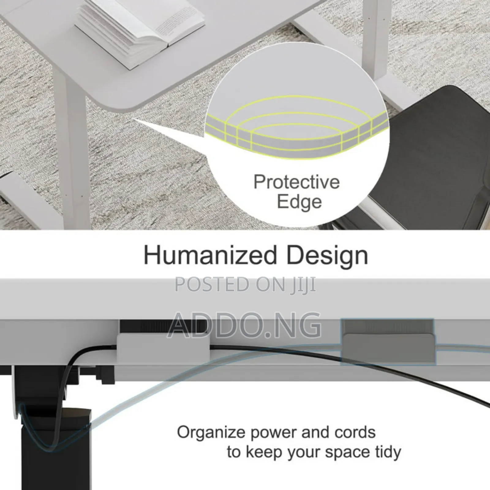 Sit to Stand Electric Adjustable Desk 1.2 Meter
