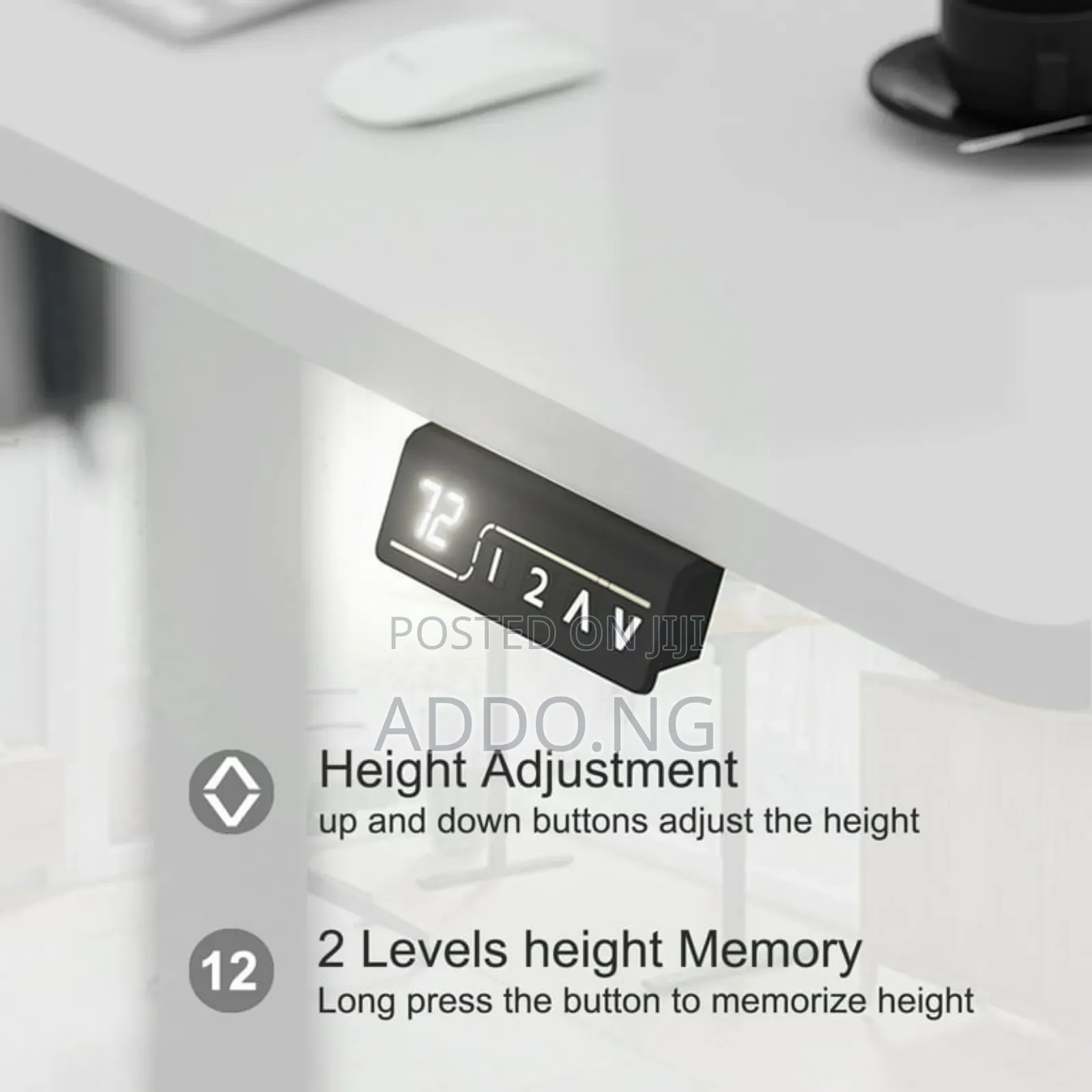 Sit to Stand Electric Adjustable Desk 1.2 Meter