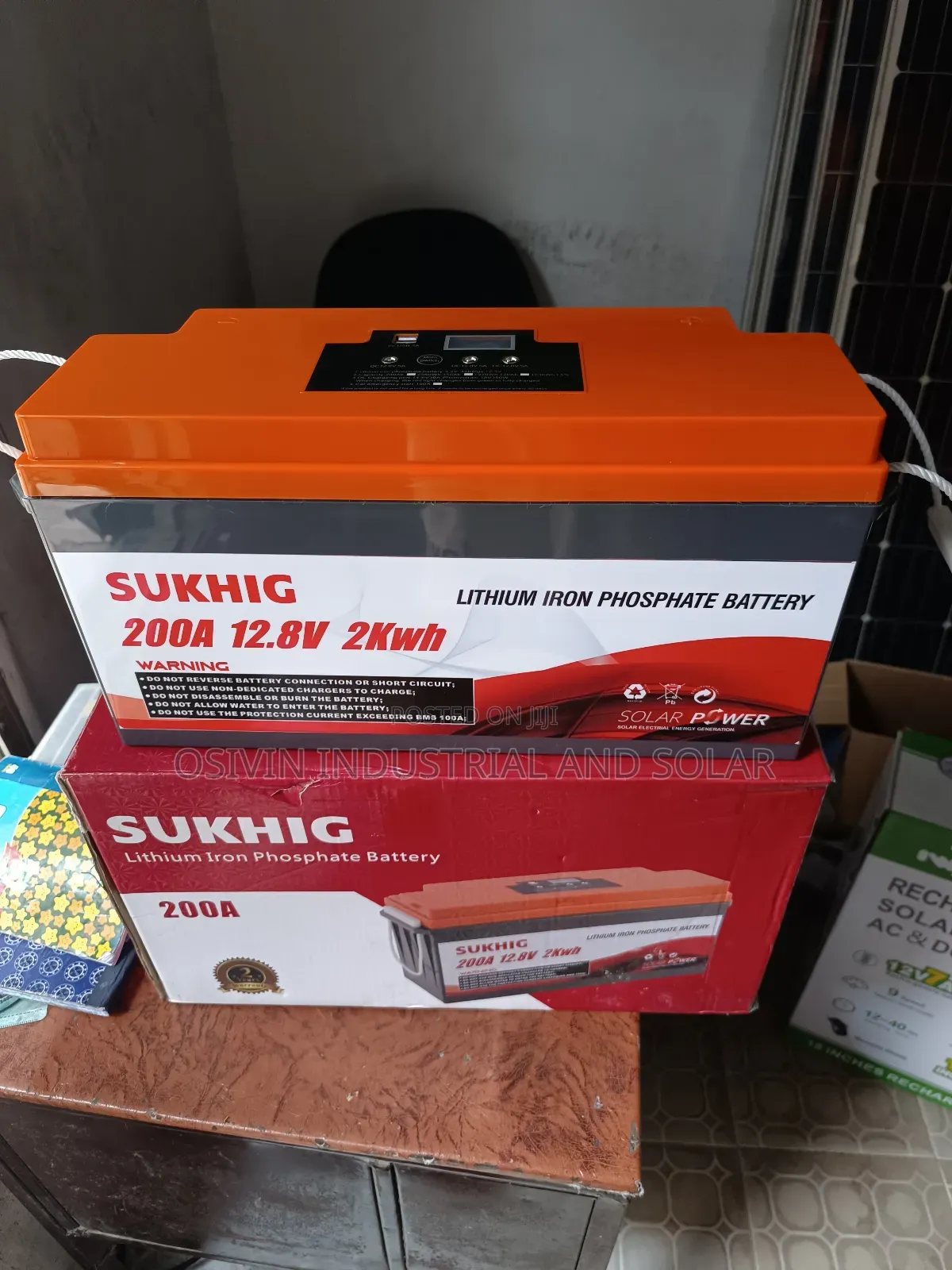 Sukhig 200a Lithium Battery With Digital Display