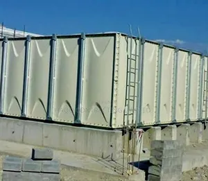 FRP GRP Fibreglass Water Storage Tank Construction