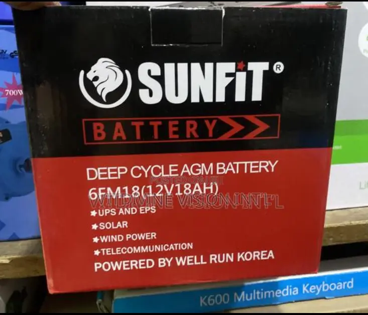 Brit-Elite Ups Battery 12v/18ah Deep Cycle Battery