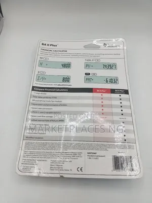 Texas Instruments Ba 2 Plus Financial Calculator