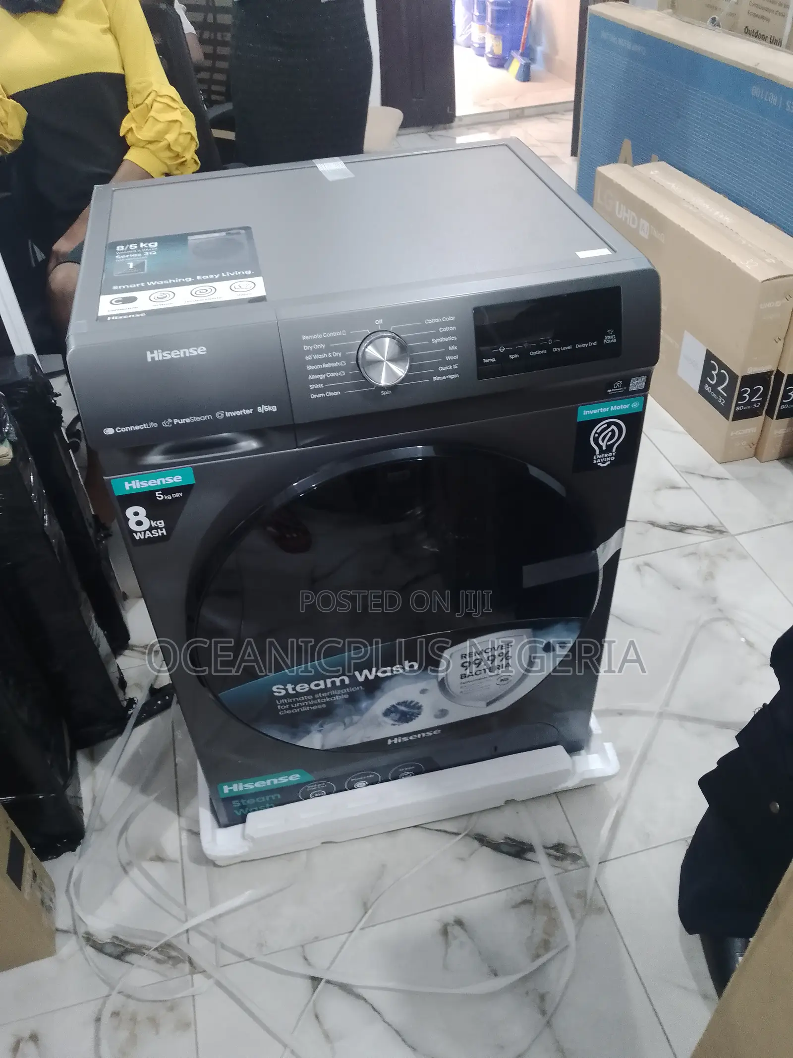 Top Pick 8kg Hisense 2in1 Front Loader Washing Machine