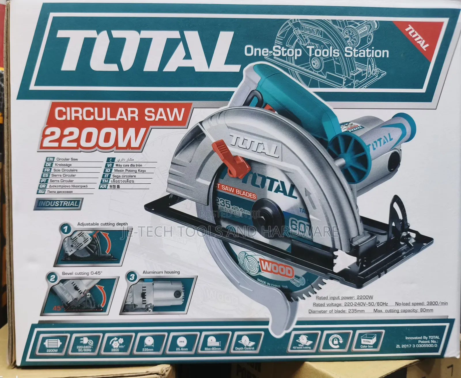 TOTAL Circular Saw - 2200W