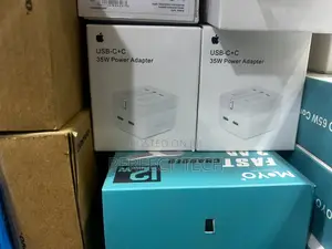 USB C + C 35W Power Adapter { for iPhone 12,13, 14, 15 }