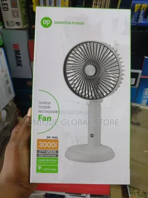 DP 7640 USB Rechargeable Floor Fan