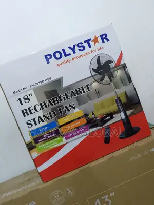 Fast Selling Polystar 18"Standing Fan PV-3018BUSB