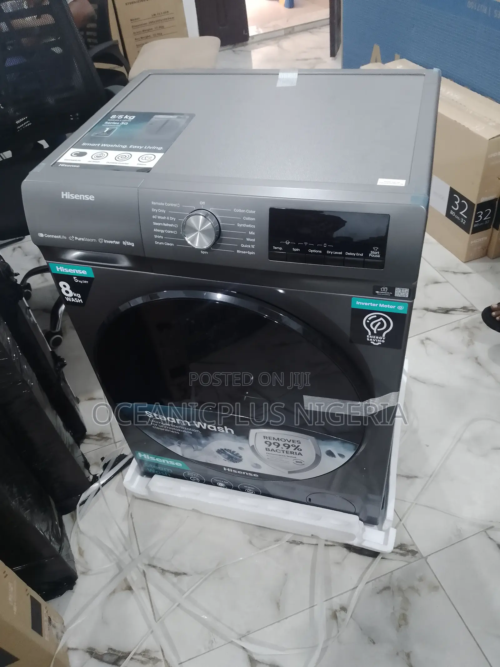 Durable 8kg Hisense [2in] Front Loader Washing-Machine