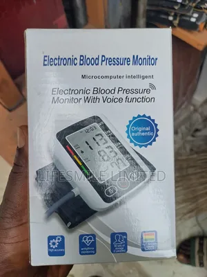Electronic Blood Pressure Monitor With Light