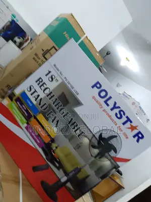 The Best 18"Polystar Brand New Rechargeable Standing Fan