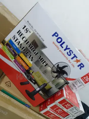New-in Quality Polystar Rechargeablw Fan 18inches