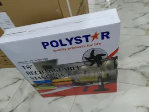 Quality Durable Polystar Rechargeable Standing Fan -18inches