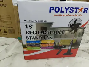 Quality New Polystar 18 Inches Rechargeable Fan -PV3018BUSB