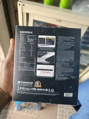8xdvds-K Portable DVD Writer, Read and Write